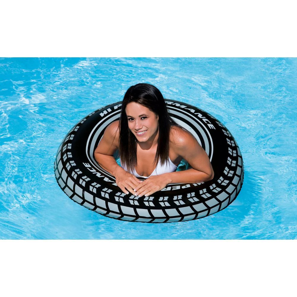 Intex‎ Giant Tire Tube Inflatable Water Swimming Pool Float Ring Raft Set of 2